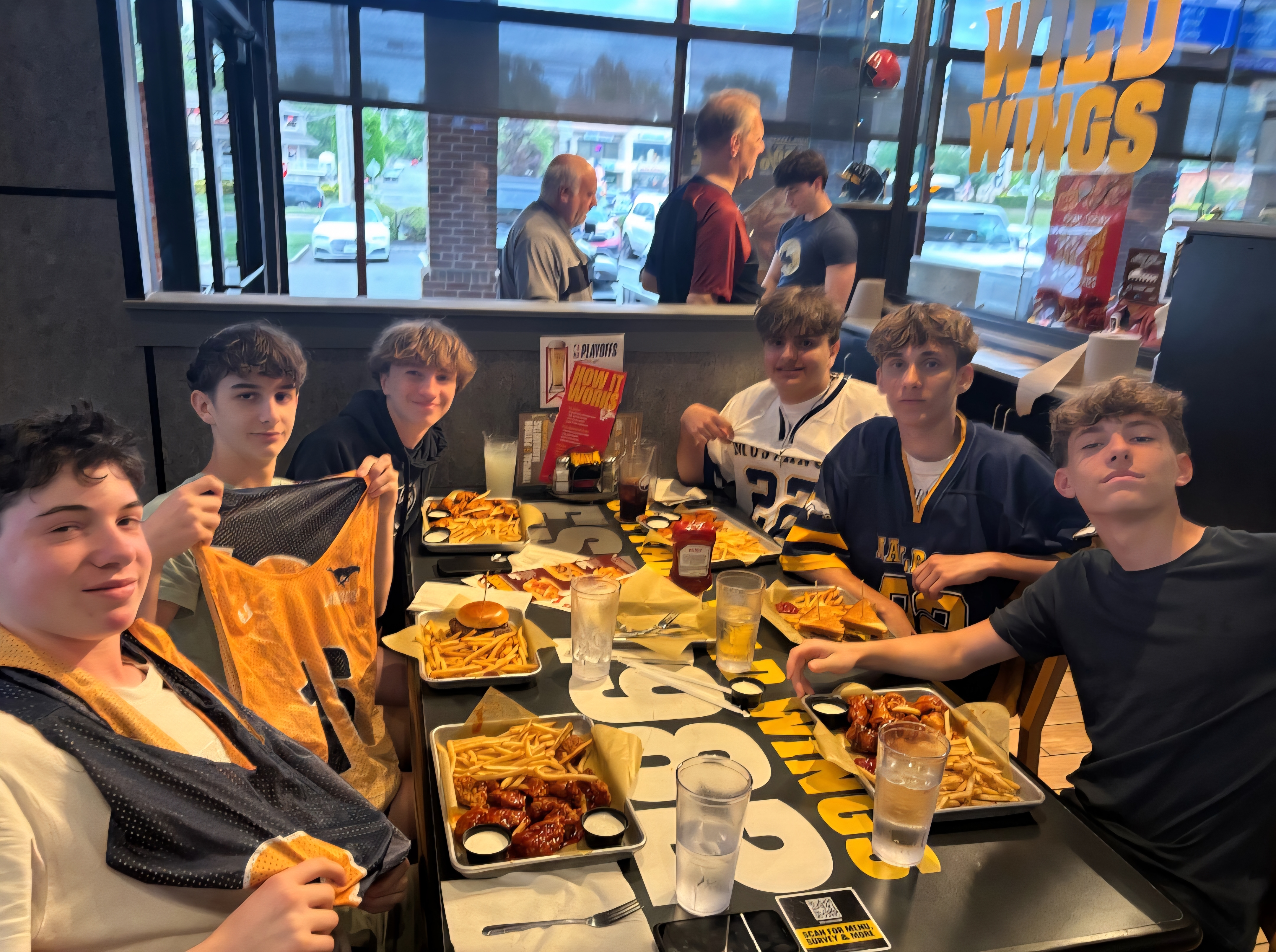 Team dinner at Buffalo Wild Wings